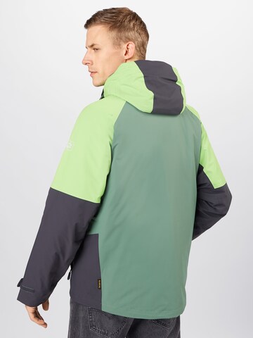 JACK WOLFSKIN Klasický střih Outdoorová bunda – zelená