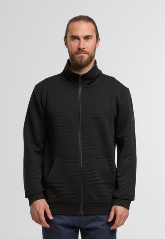 INDICODE JEANS Übergangsjacke 'Huntsville' in Schwarz: Vorderseite