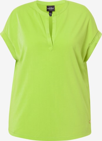 T-shirt Ulla Popken en vert : devant