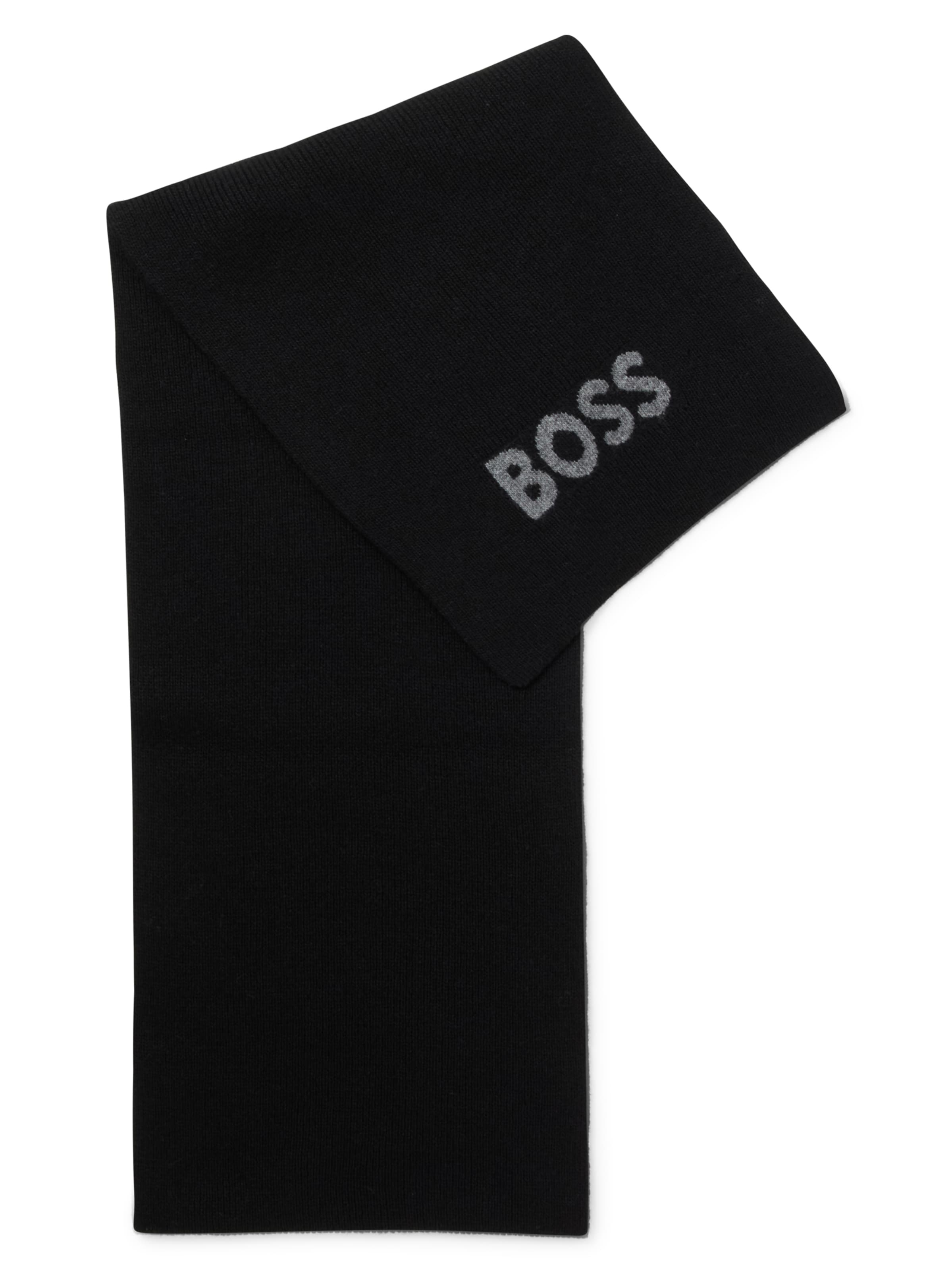 BOSS Sjaal 'Elios' in Zwart: voorkant