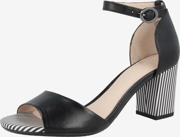 GERRY WEBER Sandalen met riem 'Letizia' in Zwart: voorkant