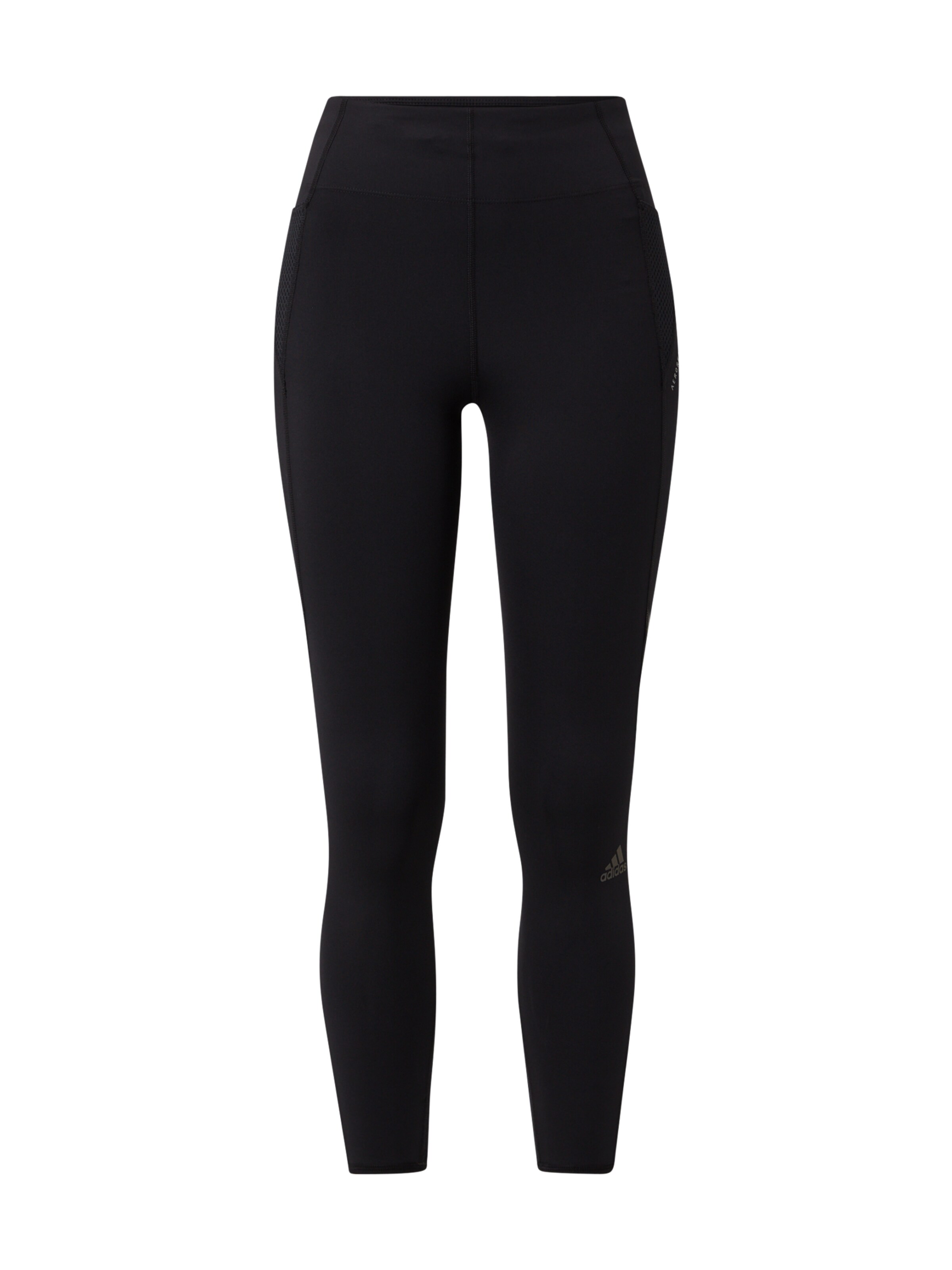 ADIDAS SPORTSWEAR Skinny Workout Pants 'How We Do' in Black: front