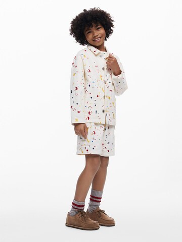 Desigual Обычный Штаны 'Splash' в Белый