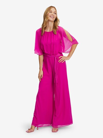 Vera Mont Jumpsuit in Roze: voorkant