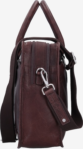 mano Document Bag 'Don Pietro' in Brown