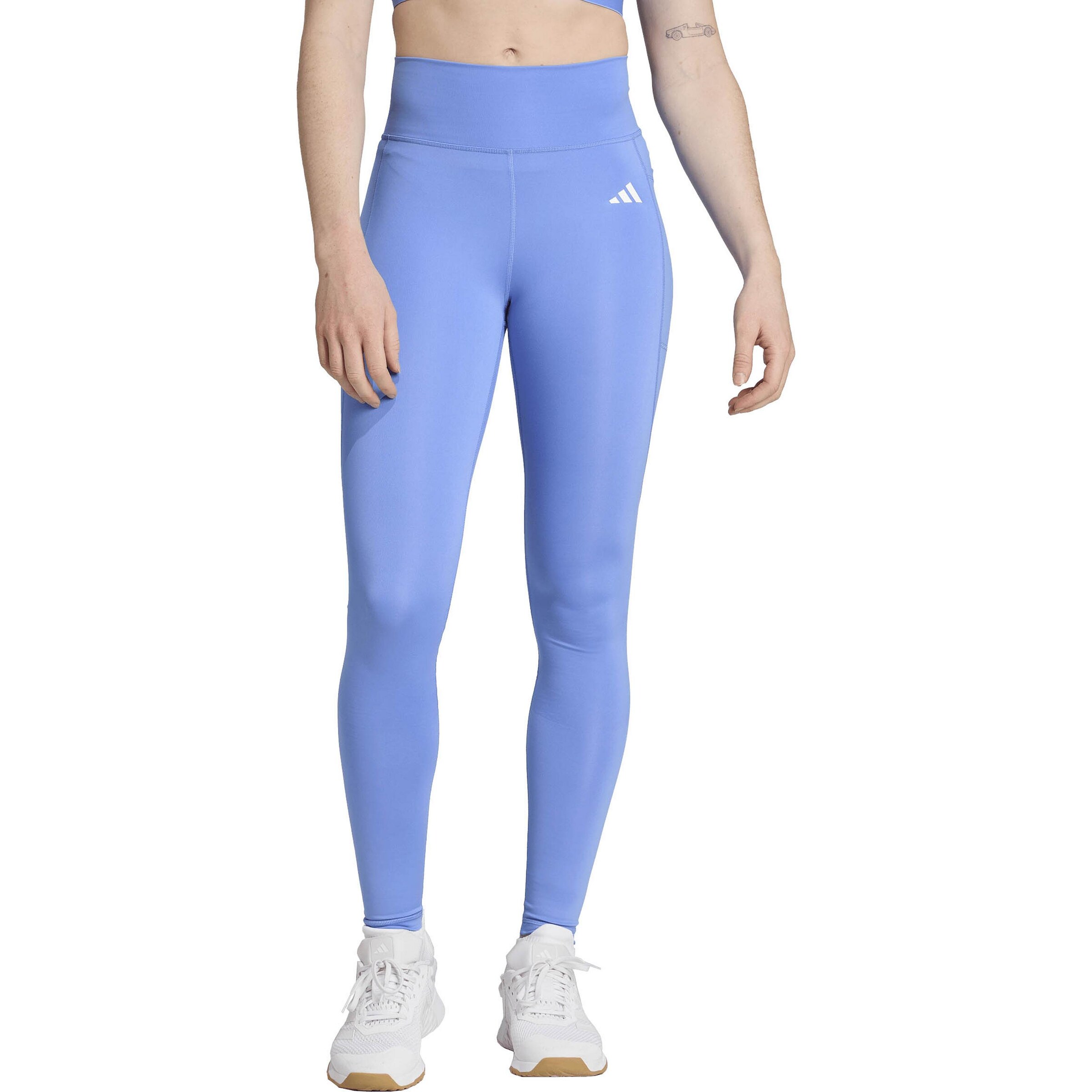 ADIDAS PERFORMANCE Skinny Sporthose 'OPT ESS ST 1-1' in Blau: Vorderseite