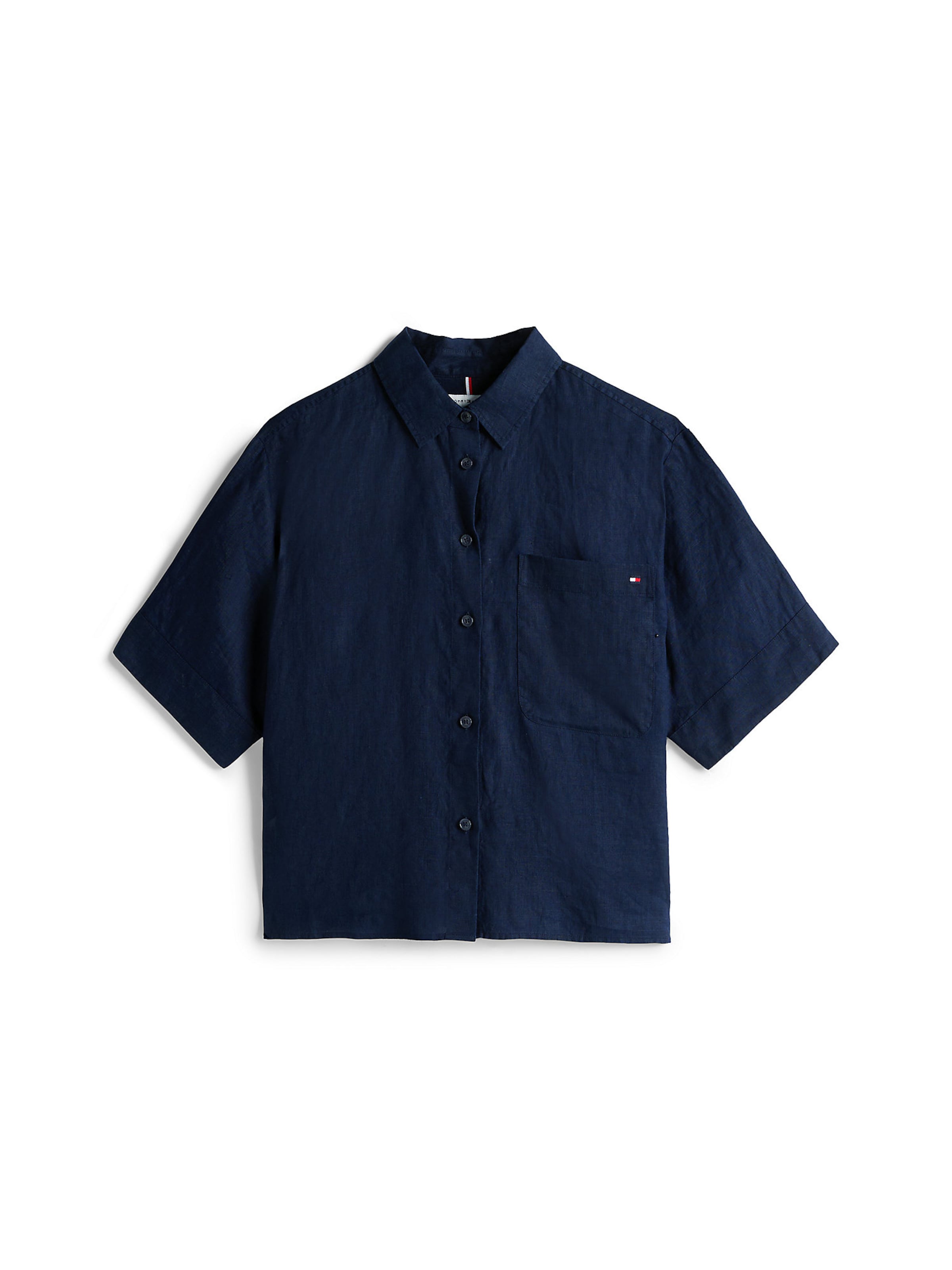 TOMMY HILFIGER Bluse in Blau: Vorderseite