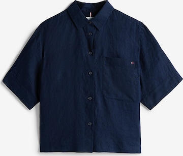 TOMMY HILFIGER Bluse in Blau: Vorderseite