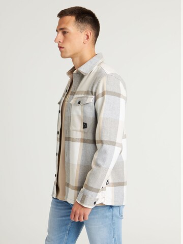 CHASIN' Regular Fit Hemd 'Stryke Nobi' in Beige