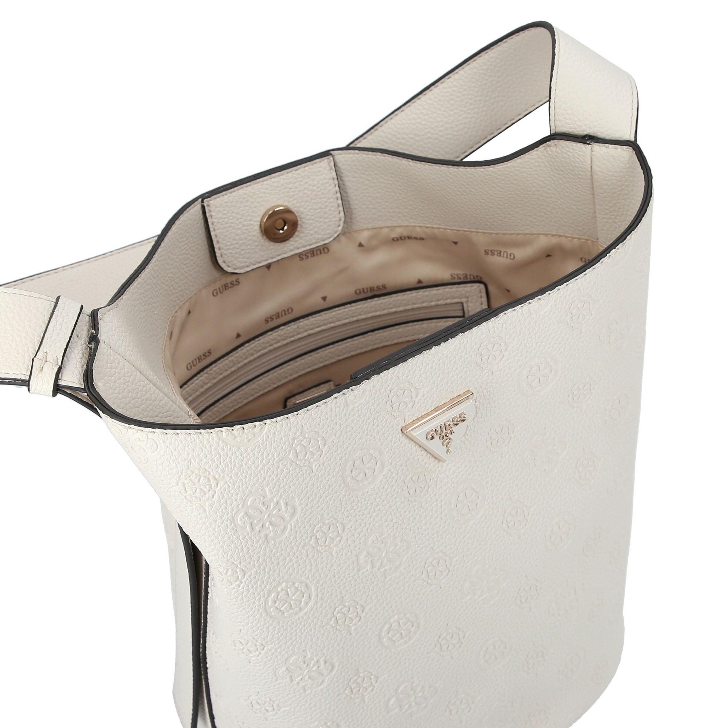GUESS Schultertasche 'Cresidia' in Weiß