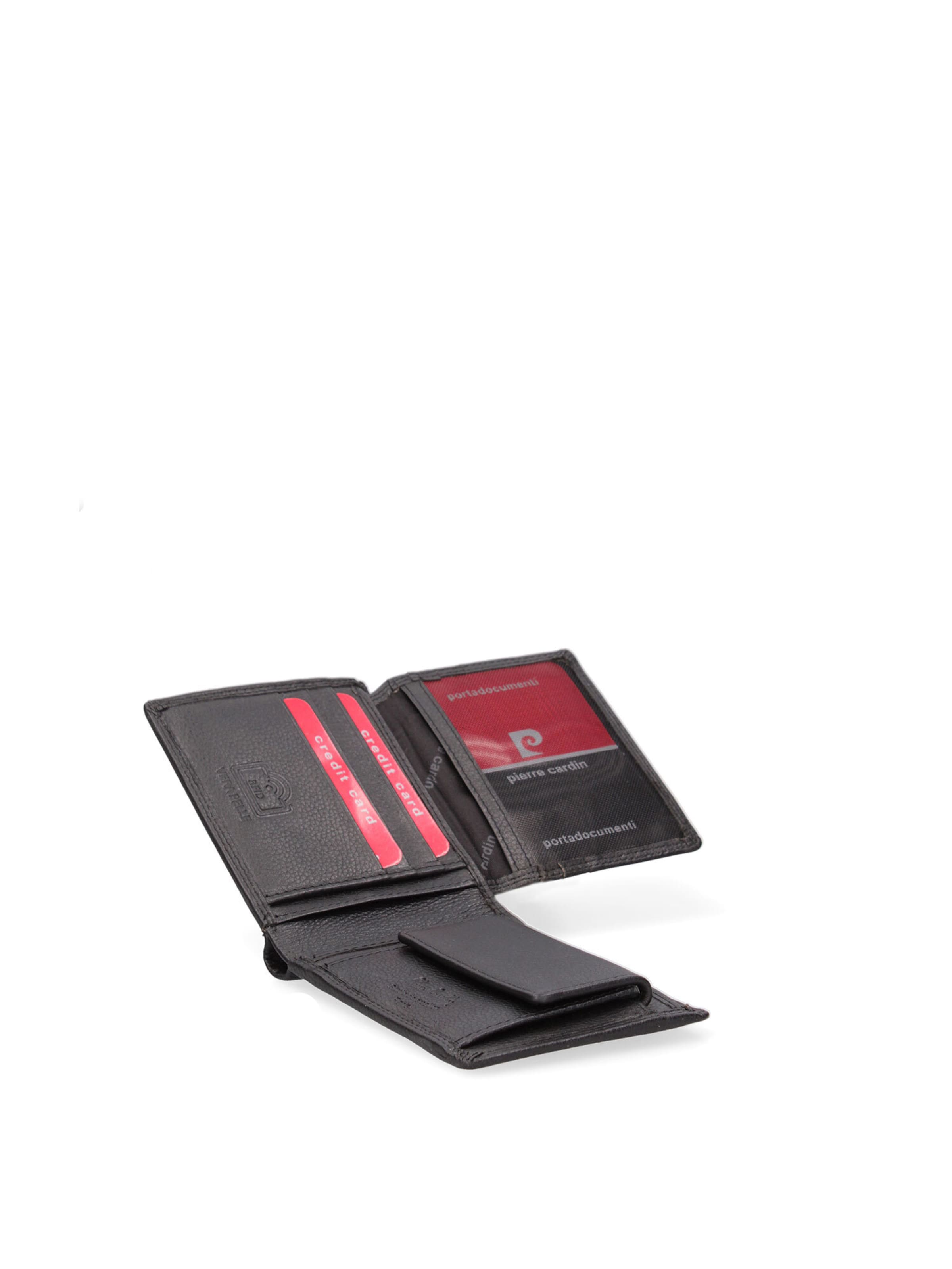 PIERRE CARDIN Portemonnaie in Schwarz