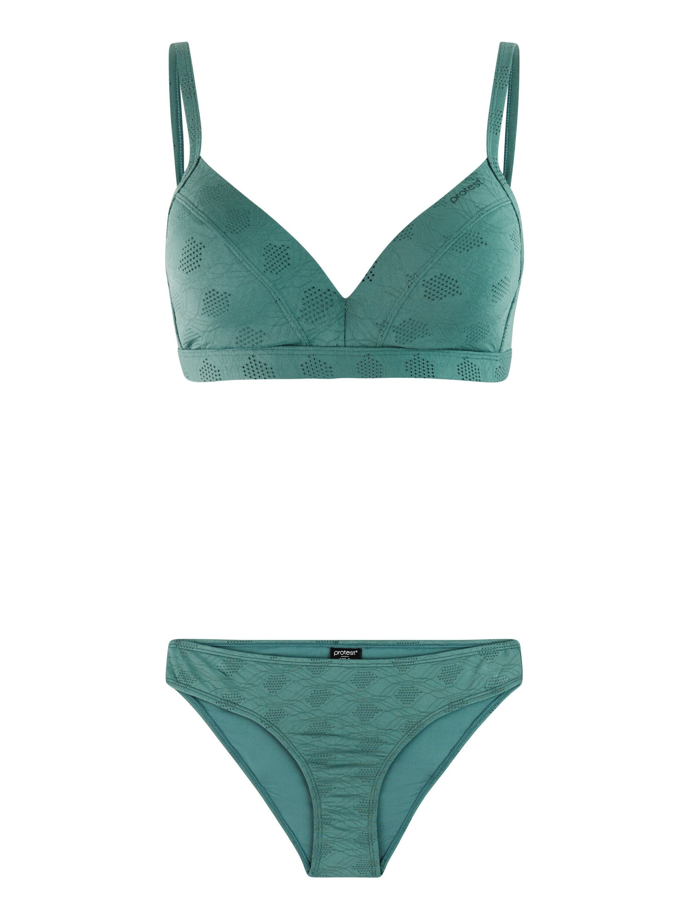 PROTEST Bikini 'PRTGlazy' in Groen: voorkant