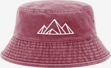 Neverless Hat 'Berg Polygon' in Red: front