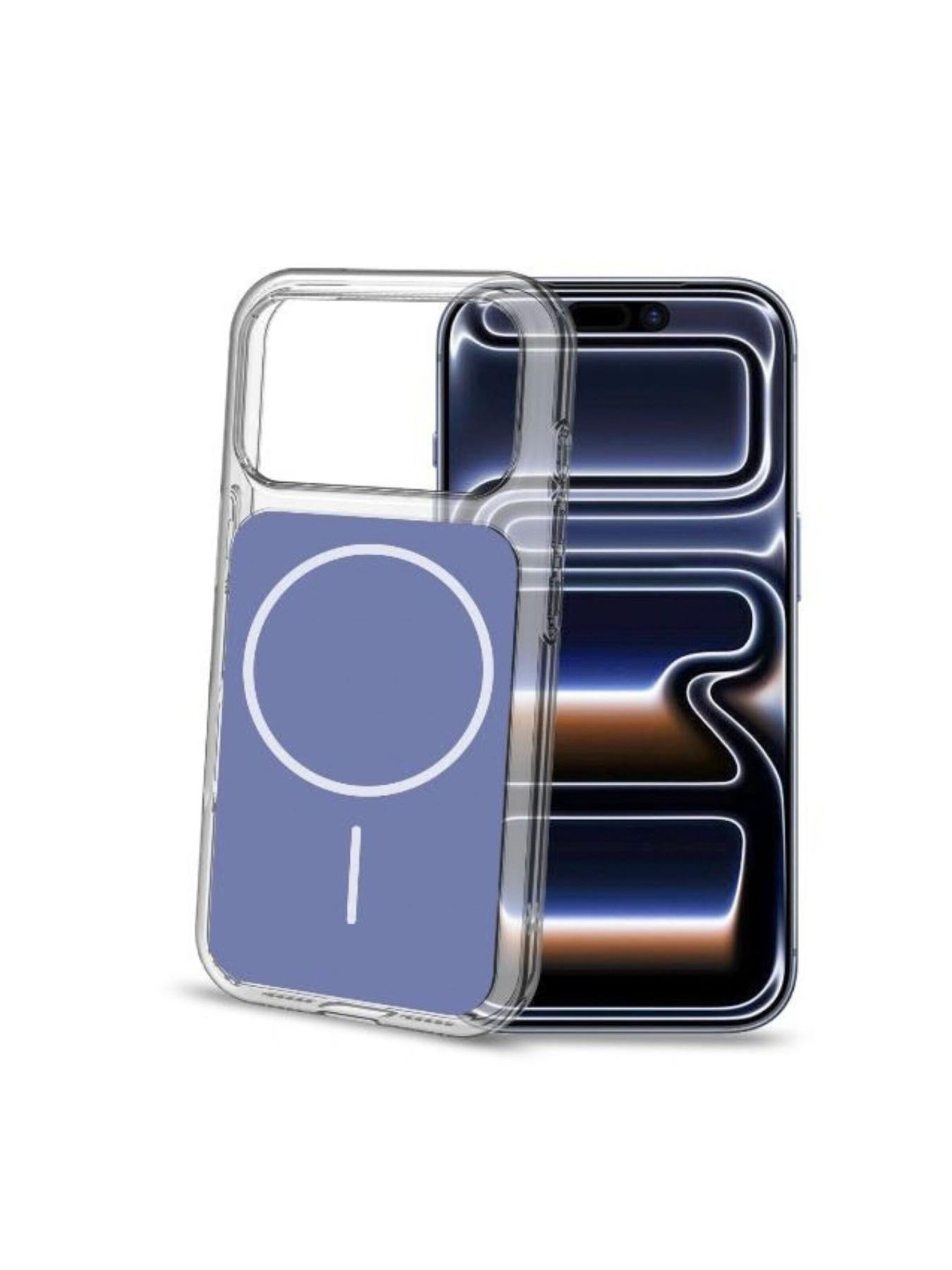 Protection pour Smartphone 'Celly MATCHMAG Slim, protective, compatible with MagSafe for Apple iPhone 17 Pro Max' Celly en bleu : devant