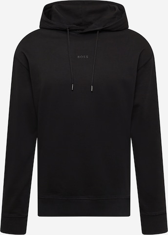 BOSS Sweatshirt 'WEFADE' in Schwarz: predná strana