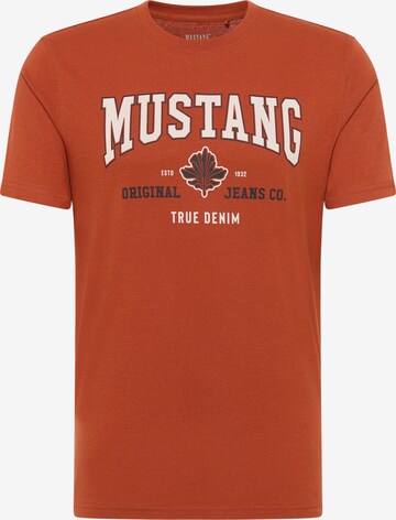 MUSTANG Shirt in Brown: front