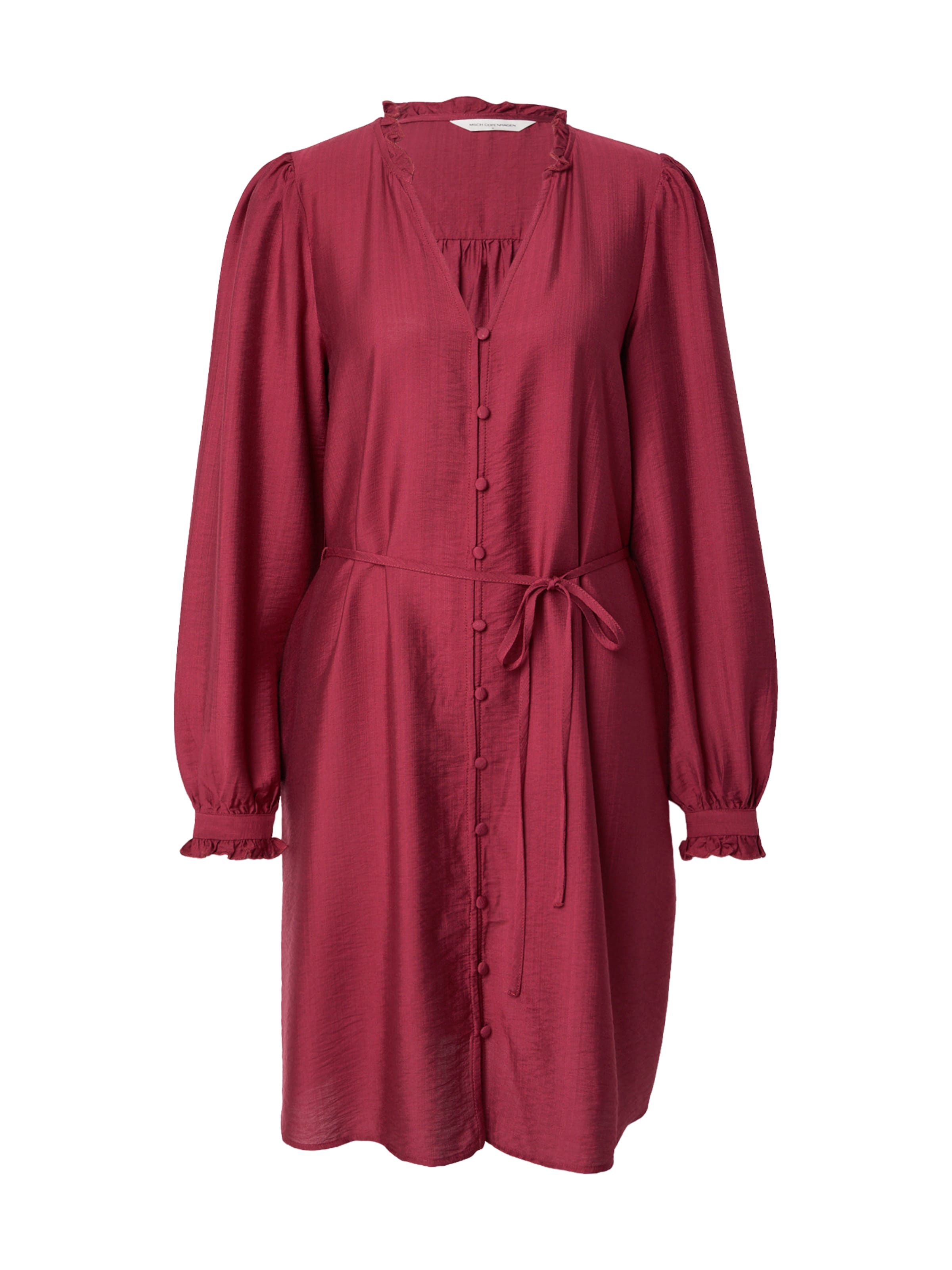 Abito camicia 'Myla' di MSCH COPENHAGEN in rosso: frontale