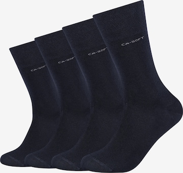 camano Socken in Blau: predná strana