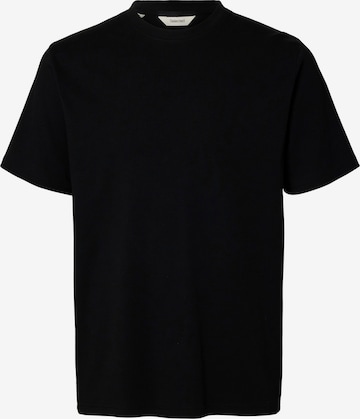 SELECTED - Camiseta 'SLHSpencer' en negro: frente