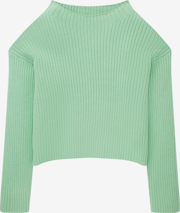 TOM TAILOR Sweater in Green: front