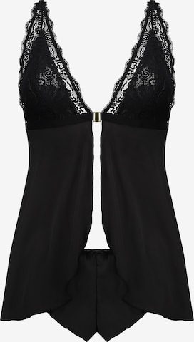 Hunkemöller Negligee 'Mariah' in Black: front