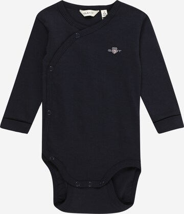 Tutina / body per bambino di GANT in nero: frontale