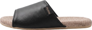 BONVERANO Slippers in Black: front