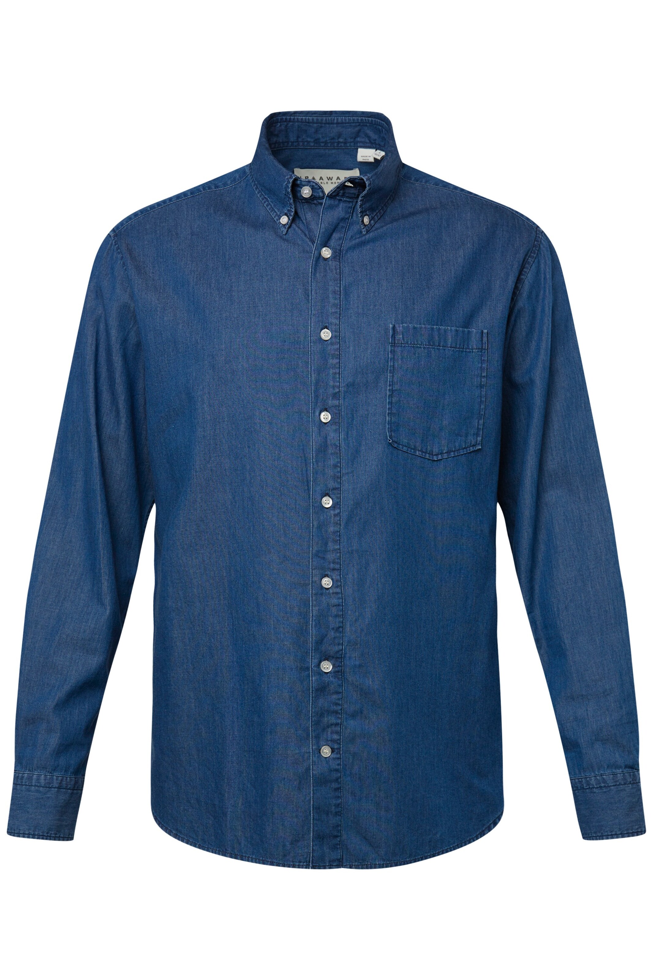 JP1880 Regular Fit Hemd in Blau: Vorderseite