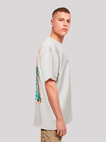 F2 Shirt 'Surfers Sunset Sommer Vibes' in Grey