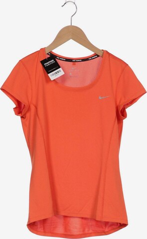 NIKE T-Shirt S in Orange: predná strana