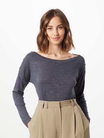 Pull-over PIECES en bleu : devant