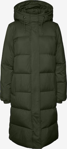 VERO MODA Winter Coat 'Erica Holly' in Green: front