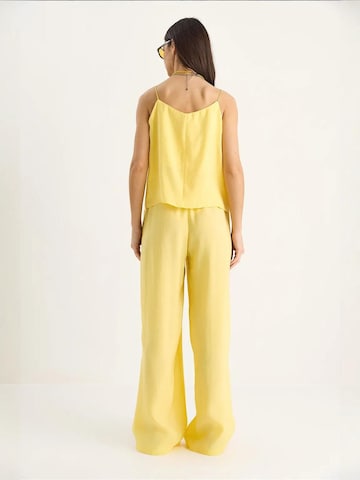 Bianco Lucci - Roupa de casa 'Zweiteiliges Set' em amarelo
