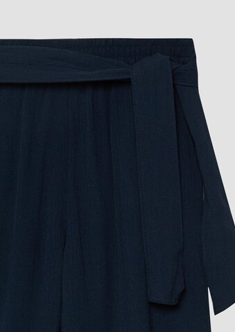 Wide Leg Pantalon s.Oliver en bleu