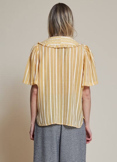 Stella Nova Blouse 'Jeanie' in Sand / Yellow / White, Item view