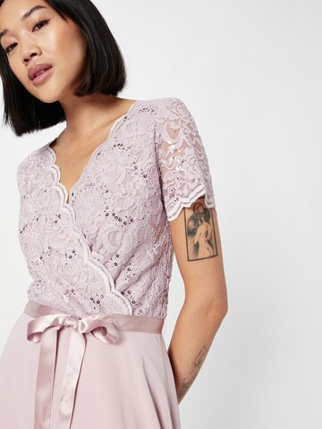 Robe de soirée SWING en rose