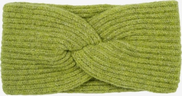 styleBREAKER Headband 'Strick Stirnband Rippenmuster Twist Knoten' in Green: front