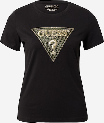 GUESS - Camisa em preto: frente