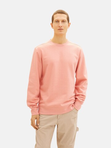 TOM TAILOR Sweatshirt in Orange: front