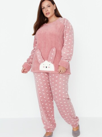 Trendyol Curve - Pijama en rosa