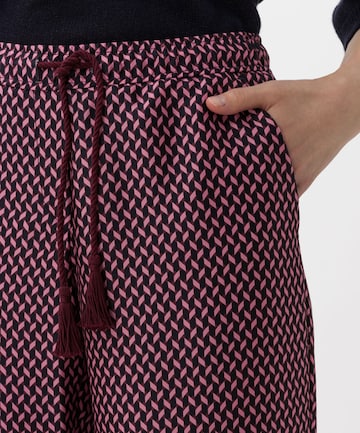 BRAX Wide leg Pants 'Maine' in Purple