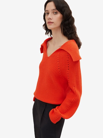 TOM TAILOR Sweater in Orange: front