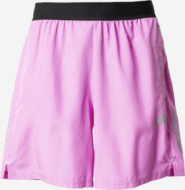 Pantalon de sport 'Gym+' ADIDAS PERFORMANCE en violet : devant