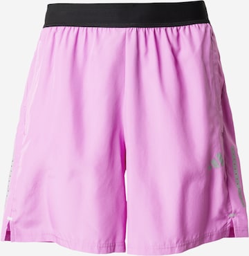 ADIDAS PERFORMANCE - Calças de desporto 'Gym+' em roxo: frente