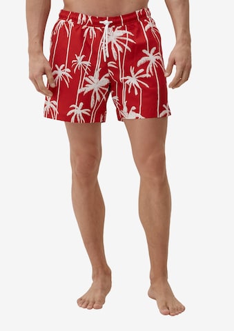 Shorts de bain s.Oliver en rouge : devant