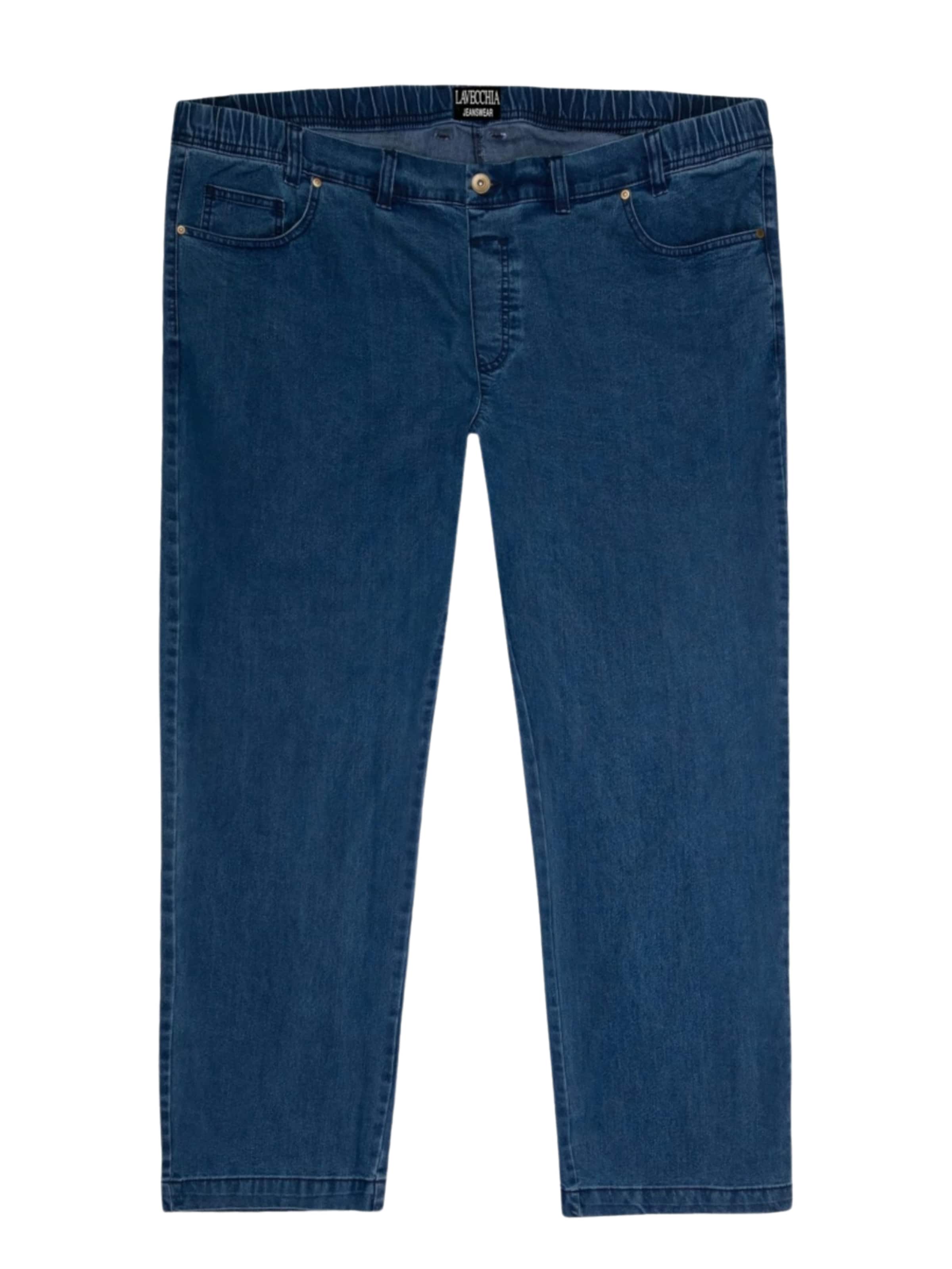 Lavecchia Wide Leg Jeans 'LV-0801'‌‌‌‌‌‌‌‌ in Blau: Vorderseite