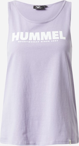 Hummel - Top deportivo 'Legacy' en lila: frente