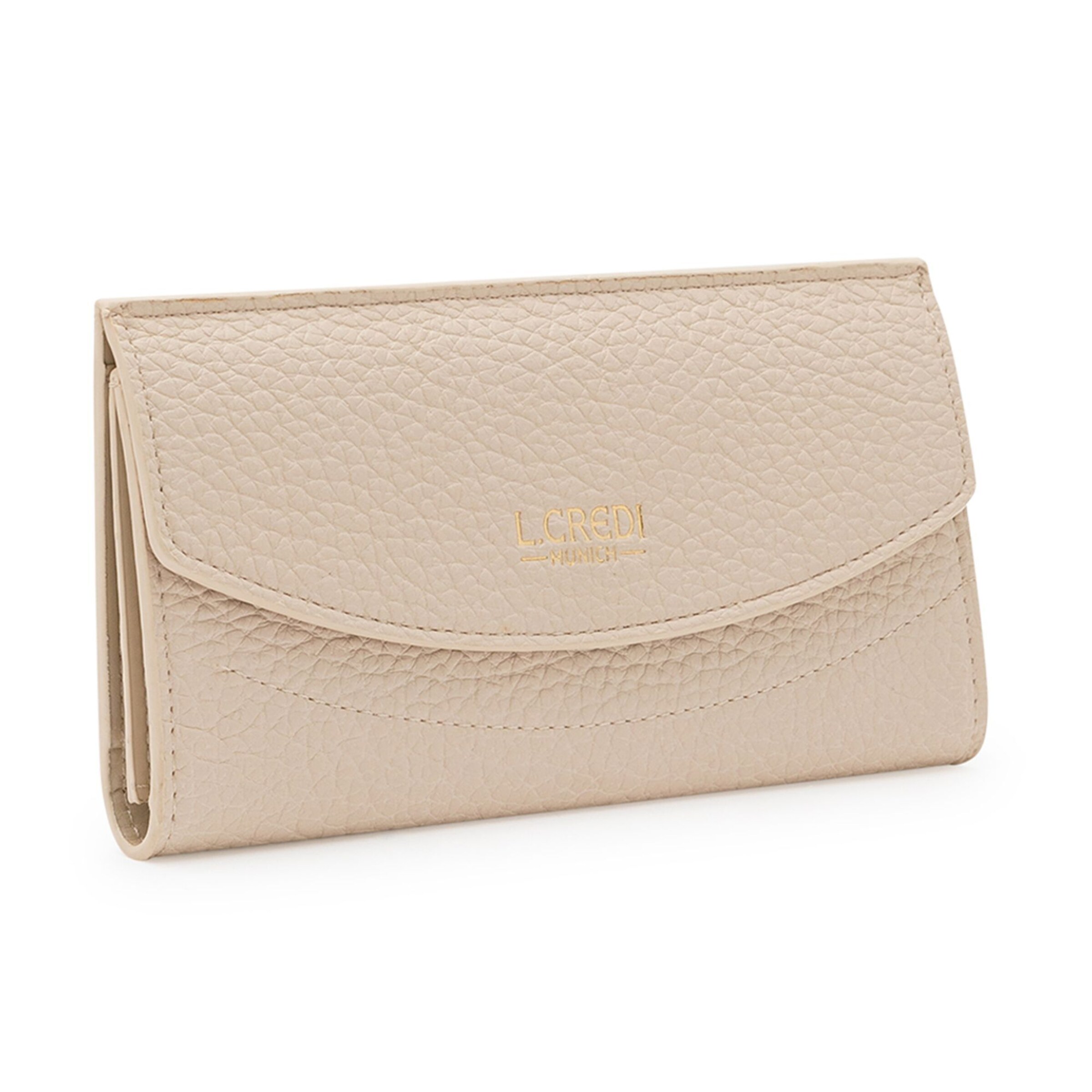 Porte-monnaies 'Ondria' L.CREDI en beige