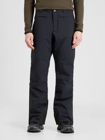 Regular Pantalon outdoor Colmar en noir : devant