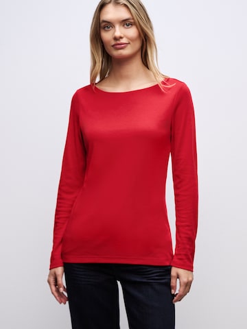 STREET ONE Shirt 'New Lanea' in Rood: voorkant